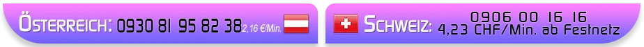Telefonsex Schlampen aus Österreich und der Schweiz